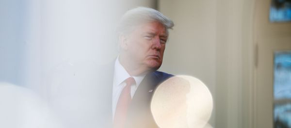 U.S. President Donald Trump speaks during the daily coronavirus response briefing in the Rose Garden at the White House in Washington, U.S., March 30, 2020 U.S. President Donald Trump speaks during the daily coronavirus response briefing in the Rose Garden at the White House in Washington, U.S., March 30, 2020 - Sputnik International