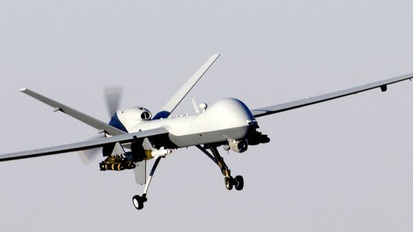 MQ-9_Reaper_in_flight_(2007) Drone - UAV - Sputnik International