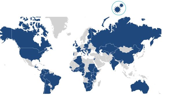 COVID-19 Civic Freedom Tracker MAP - Sputnik International