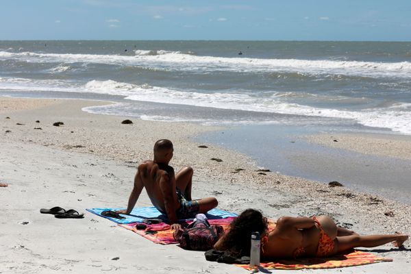 People spend time at the beach despite a Pinellas County beach closure due to coronavirus disease (COVID-19) restrictions in Treasure Island, Florida, US April 1, 2020 People spend time at the beach despite a Pinellas County beach closure due to coronavirus disease (COVID-19) restrictions in Treasure Island, Florida, US April 1, 2020 - Sputnik International