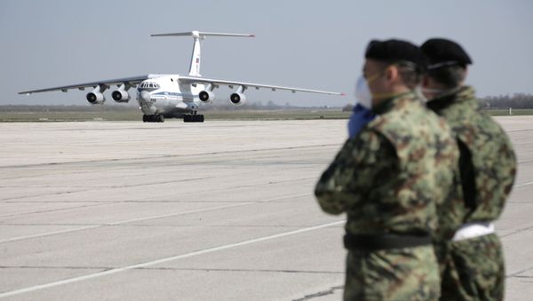 Russian planes with humanitarian aid have arrived in Serbia Russian planes with humanitarian aid have arrived in Serbia - Sputnik International