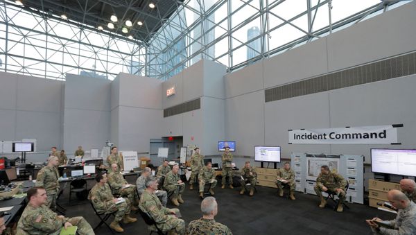 Jacob K. Javits Convention Centre in Manhattan, New York City - Sputnik International