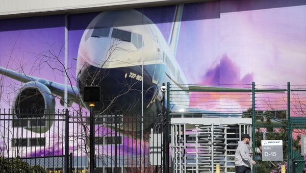 Boeing airplane manufacturing plant outside Seattle, in Renton, Washington - Sputnik International