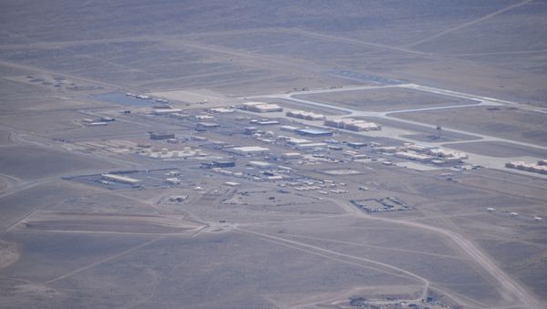 Aerial image of the Tonopah Test Range Airport recently captured by George Zeifman. - Sputnik International