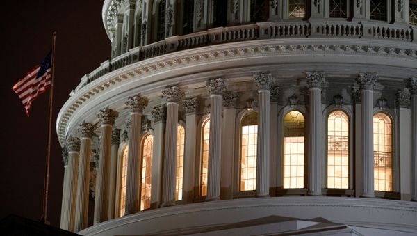 The U.S. Capitol Building as seen ahead of a vote on the coronavirus (COVID-19) relief bill on Capitol Hill in Washington, U.S., March 25, 2020.  - Sputnik International
