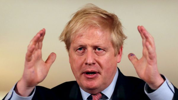 British Prime Minister Boris Johnson holds a news conference addressing the government's response to the coronavirus outbreak, at Downing Street in London, Britain March 12, 2020. British Prime Minister Boris Johnson holds a news conference addressing the government's response to the coronavirus outbreak, at Downing Street in London, Britain March 12, 2020. - Sputnik International