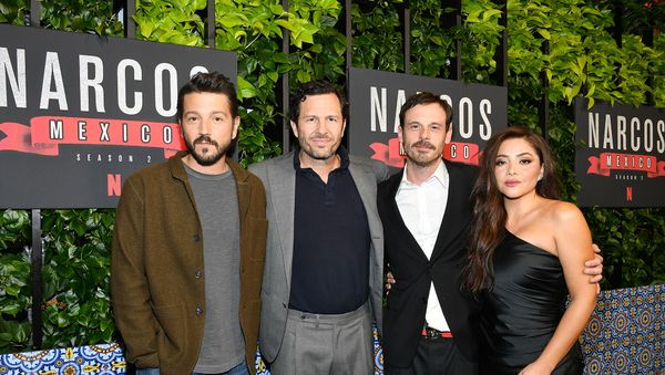 Diego Luna (far left) plays Felix Gallardo in Narcos Mexico - Sputnik International