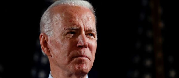 Democratic U.S. presidential candidate and former Vice President Joe Biden speaks about responses to the COVID-19 coronavirus pandemic at an event in Wilmington, Delaware, U.S., March 12, 2020 Democratic U.S. presidential candidate and former Vice President Joe Biden speaks about responses to the COVID-19 coronavirus pandemic at an event in Wilmington, Delaware, U.S., March 12, 2020 - Sputnik International