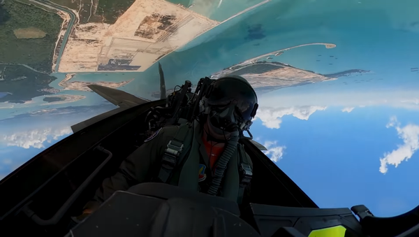 'The F-22 Raptor Demonstration Team performs precision aerial maneuvers at airshows across the world'. - Sputnik International