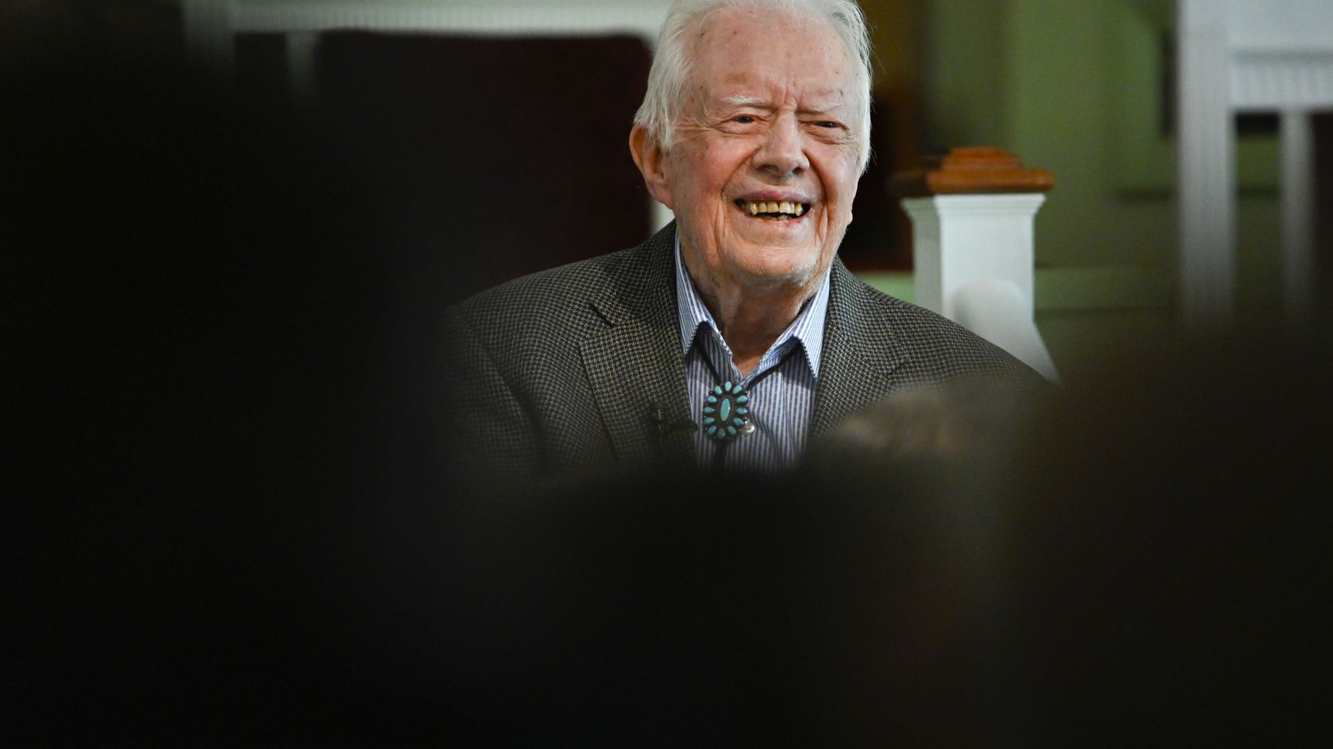 Former U.S. President Jimmy Carter teaches Sunday school at Maranatha Baptist Church, Sunday, Nov. 3, 2019, in Plains, Ga. Former U.S. President Jimmy Carter teaches Sunday school at Maranatha Baptist Church, Sunday, Nov. 3, 2019, in Plains, Ga. - Sputnik International, 1920, 29.12.2024