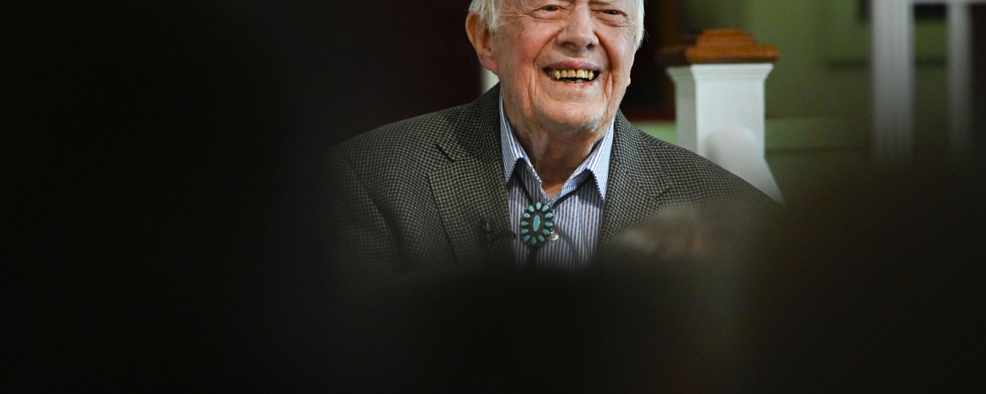 Former U.S. President Jimmy Carter teaches Sunday school at Maranatha Baptist Church, Sunday, Nov. 3, 2019, in Plains, Ga. Former U.S. President Jimmy Carter teaches Sunday school at Maranatha Baptist Church, Sunday, Nov. 3, 2019, in Plains, Ga. - Sputnik International, 1920, 19.02.2023