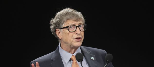 Philanthropist and Co-Chairman of the Bill & Melinda Gates Foundation Bill Gates at the Lyon's congress hall Philanthropist and Co-Chairman of the Bill & Melinda Gates Foundation Bill Gates at the Lyon's congress hall - Sputnik International