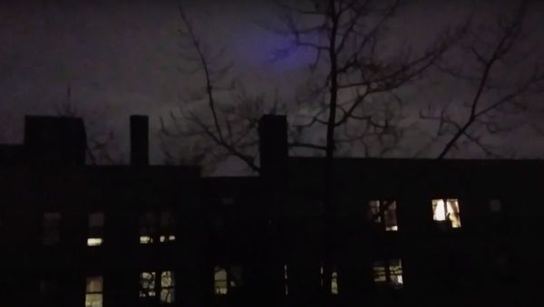 Strange purple thing in the sky!What's going on?This is so cool! Strange purple thing in the sky!What's going on?This is so cool! - Sputnik International