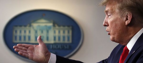 President Donald Trump speaks about the coronavirus in the James Brady Press Briefing Room of the White House, Friday, April 17, 2020, in Washington - Sputnik International