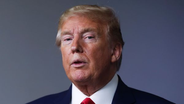 U.S. President Donald Trump participates in the daily coronavirus task force briefing at the White House in Washington, U.S., April 20, 2020.  - Sputnik International