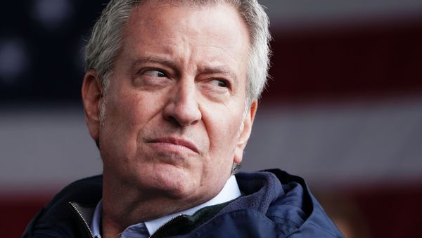 New York Mayor Bill de Blasio speaks after the USNS Comfort pulled into a berth in Manhattan during the outbreak of coronavirus disease (COVID-19), in the Manhattan borough of New York City, New York, U.S., March 30, 2020 - Sputnik International