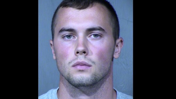 21-year-old, Mark Gooch, an Airman First Class with the United States Air Force was arrested the morning of April 21 at Luke Air Force Base in Glendale, Arizona 21-year-old, Mark Gooch, an Airman First Class with the United States Air Force was arrested the morning of April 21 at Luke Air Force Base in Glendale, Arizona - Sputnik International