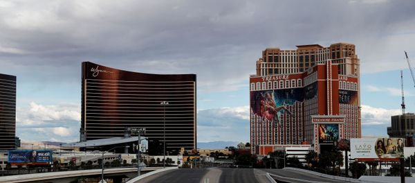 Empty roads leading into and out of the Las Vegas strip are seen as the spread of coronavirus disease (COVID-19) continues, in Las Vegas, Nevada U.S., April 9, 2020 Empty roads leading into and out of the Las Vegas strip are seen as the spread of coronavirus disease (COVID-19) continues, in Las Vegas, Nevada U.S., April 9, 2020 - Sputnik International
