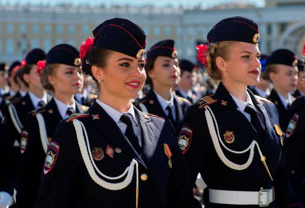 Beauties in Uniform: Stunning Russian Servicewomen During Victory Day Rehearsals Beauties in Uniform: Stunning Russian Servicewomen During Victory Day Rehearsals - Sputnik International