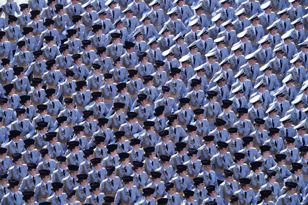 Beauties in Uniform: Stunning Russian Servicewomen During Victory Day Rehearsals Beauties in Uniform: Stunning Russian Servicewomen During Victory Day Rehearsals - Sputnik International