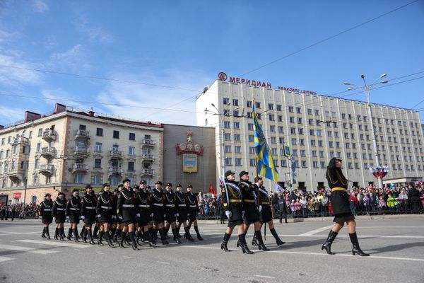 Beauties in Uniform: Stunning Russian Servicewomen During Victory Day Rehearsals Beauties in Uniform: Stunning Russian Servicewomen During Victory Day Rehearsals - Sputnik International
