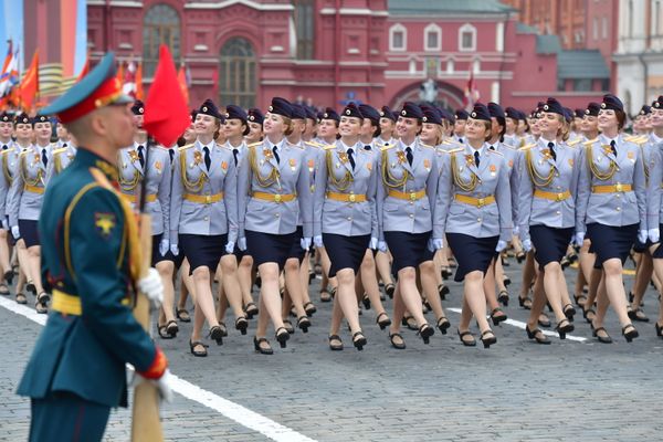 Beauties in Uniform: Stunning Russian Servicewomen During Victory Day Rehearsals Beauties in Uniform: Stunning Russian Servicewomen During Victory Day Rehearsals - Sputnik International