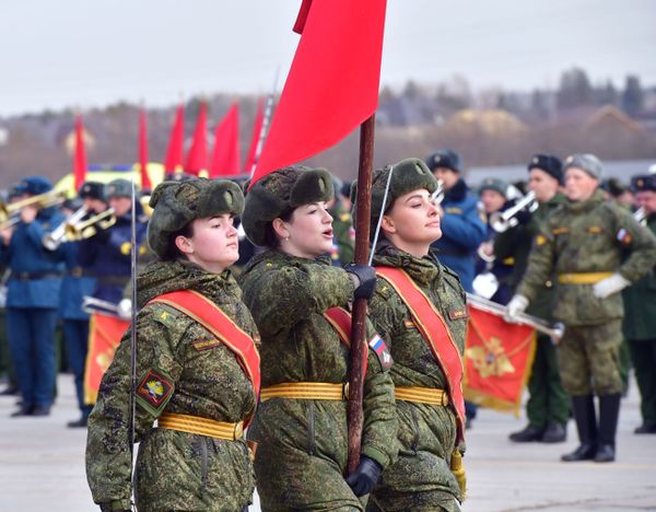 Beauties in Uniform: Stunning Russian Servicewomen During Victory Day Rehearsals Beauties in Uniform: Stunning Russian Servicewomen During Victory Day Rehearsals - Sputnik International