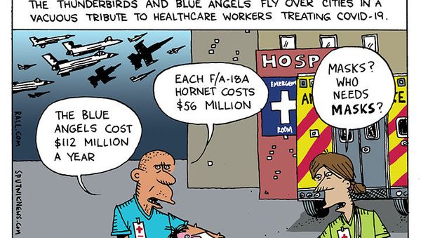 Medics Dying, Jets Flying  - Sputnik International