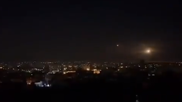 An alleged attack of 'Israeli' Air forces in Syria, 27 April, 2020 An alleged attack of 'Israeli' Air forces in Syria, 27 April, 2020 - Sputnik International