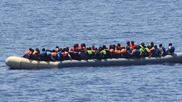 Migrants boat Migrants boat - Sputnik International