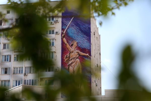 Inspired by Heroes: Murals Painted on Buildings in Russia in Celebration of WWII Victory - Sputnik International