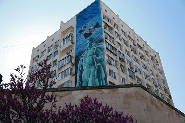 Inspired by Heroes: Murals Painted on Buildings in Russia in Celebration of WWII Victory - Sputnik International