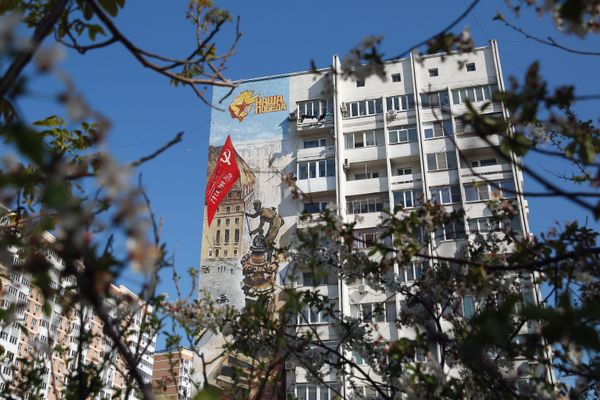 Inspired by Heroes: Murals Painted on Buildings in Russia in Celebration of WWII Victory - Sputnik International