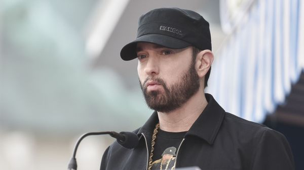 Eminem attends a ceremony honoring Curtis 50 cent Jackson Honored with a Star on the Hollywood Walk of Fame with a star on the Hollywood Walk of Fame on Thursday, Jan. 30, 2020, in Los Angeles - Sputnik International