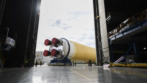 Space Launch System rocket at the Michoud Assembly Facility in New Orleans, Louisiana - Sputnik International