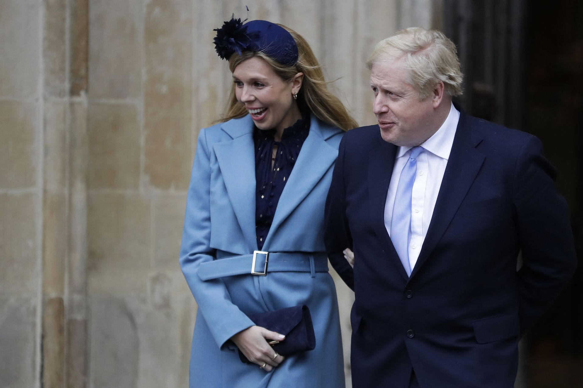 In this Monday, March 9, 2020 file photo Britain's Prime Minister Boris Johnson and his partner Carrie Symonds arrive to attend the annual Commonwealth Day service at Westminster Abbey in London. Boris Johnson and his partner Carrie Symonds have announced she gave birth to a healthy baby boy at a London hospital earlier this morning” Wednesday April 29, 2020, and that both mother and baby are doing well In this Monday, March 9, 2020 file photo Britain's Prime Minister Boris Johnson and his partner Carrie Symonds arrive to attend the annual Commonwealth Day service at Westminster Abbey in London. Boris Johnson and his partner Carrie Symonds have announced she gave birth to a healthy baby boy at a London hospital earlier this morning” Wednesday April 29, 2020, and that both mother and baby are doing well - Sputnik International, 1920, 09.12.2021