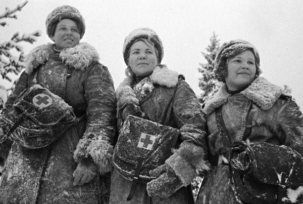 Nurses in Leningrad on 31 January 1942 Nurses in Leningrad on 31 January 1942 - Sputnik International