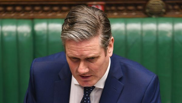 British opposition Labour leader Keir Starmer speaks during Prime Minister's Questions in the House of Commons Chamber in London, Britain, April 29, 2020 - Sputnik International
