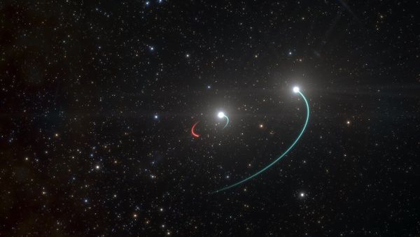 Black hole illustration by ESO - Sputnik International