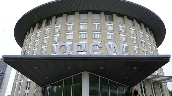 FILE - This Friday May 5, 2017 file photo shows the headquarters of the Organisation for the Prohibition of Chemical Weapons (OPCW), The Hague, Netherlands - Sputnik International