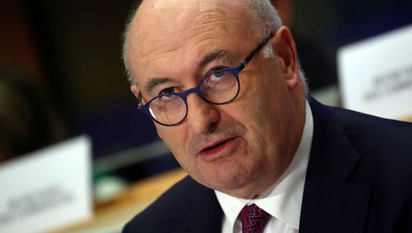 European Trade Commissioner-designate Phil Hogan of Ireland attends his hearing before the European Parliament in Brussels, Belgium September 30, 2019 - Sputnik International