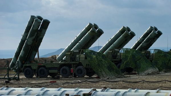 Anti-aircraft defense system S-400 Triumph  - Sputnik International