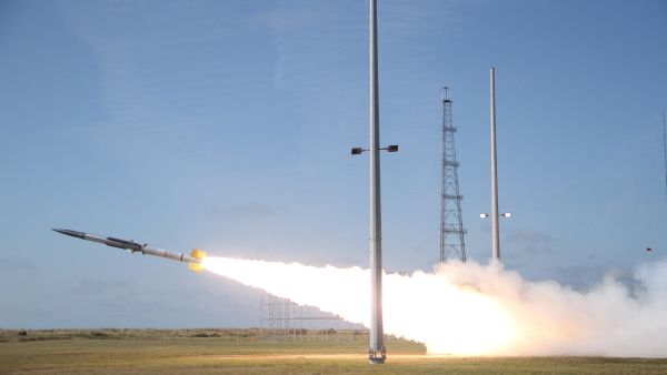 A team from U.S. Navy conduct a GQM-163 “Coyote” Supersonic Sea Skimming Target (SSST) launch Sept. 12 at Wallops Flight Facility in Virginia. The Coyote replicates a family of supersonic sea skimming Anti-Ship Cruise Missile (ASCM) threats for fleet training and test and evaluation of ship self-defense systems. (NASA photo) - Sputnik International