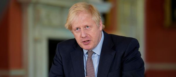 Britain's Prime Minister Boris Johnson speaks during filming of his address to the nation from No 10 Downing Street following the outbreak of the coronavirus disease (COVID-19), London, Britain, May 10, 2020 - Sputnik International