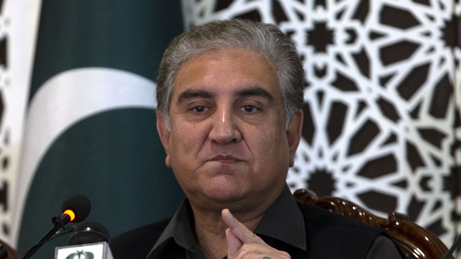Pakistani Foreign Minister Shah Mahmood Qureshi speaks to reporters at the Foreign Ministry in Islamabad, Pakistan, 1 March 2020 Pakistani Foreign Minister Shah Mahmood Qureshi speaks to reporters at the Foreign Ministry in Islamabad, Pakistan, 1 March 2020 - Sputnik International, 1920, 18.06.2021