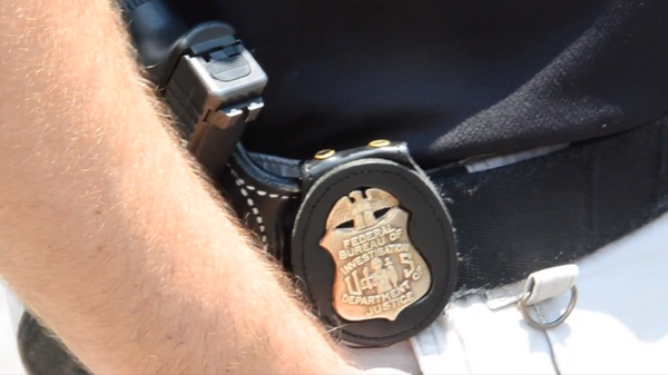 Badge on a FBI agent Badge on a FBI agent - Sputnik International