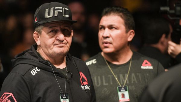 Father and coach of UFC lightweight  champion Khabib Nurmagomedov, Abdulmanap Nurmagomedov attends the UFC Fight Night 163 mixed martial arts event, at CSKA Arena, in Moscow, Russia - Sputnik International