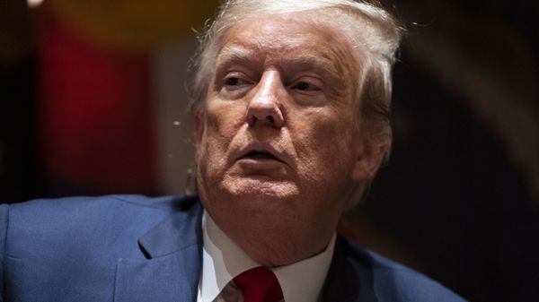 President Donald Trump listens during a meeting with North Dakota Gov. Doug Burgum and Colorado Gov. Jared Polis on the coronavirus response, in the Cabinet Room of the White House, Wednesday, May 13, 2020, in Washington. - Sputnik International