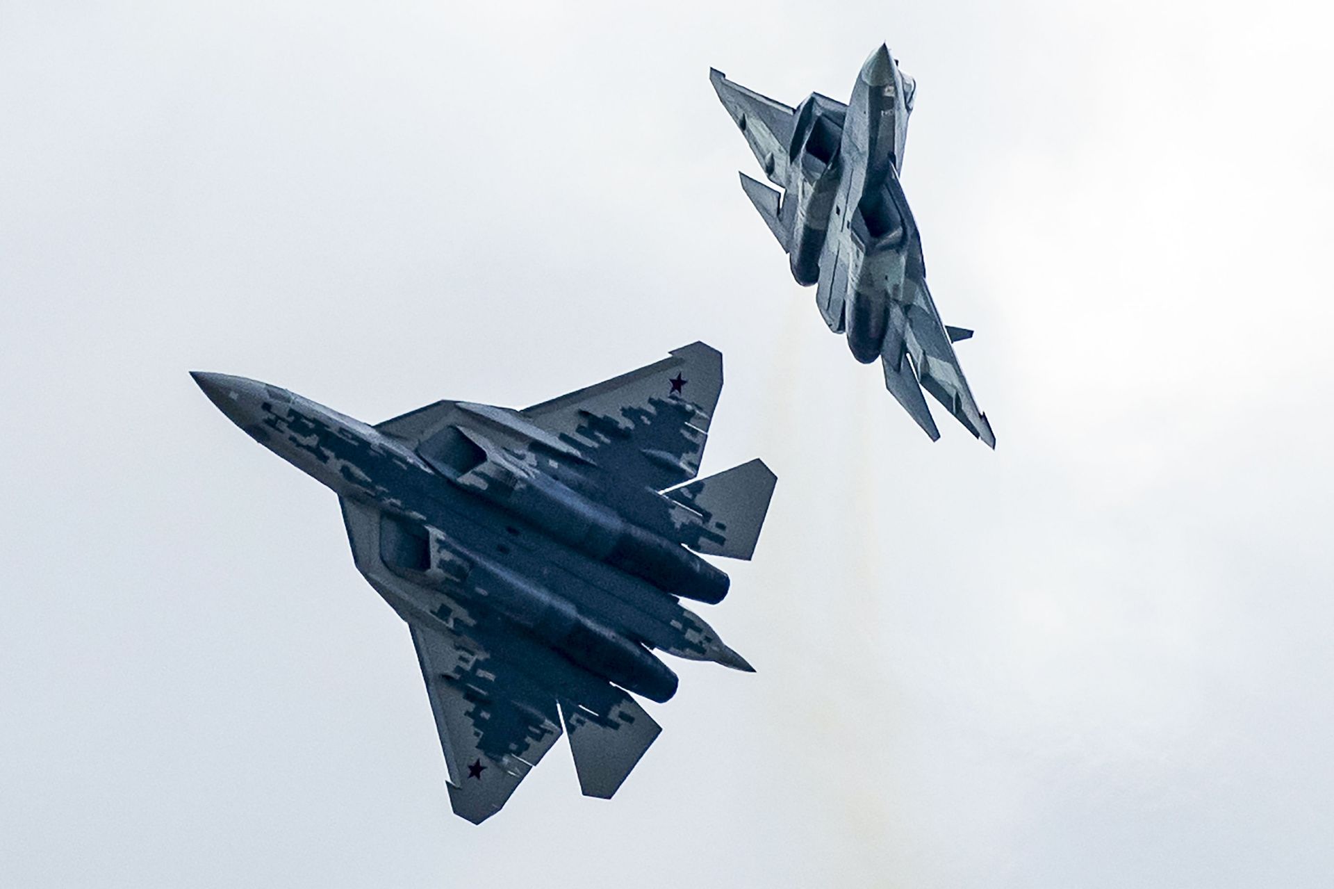 Su-57 fifth-generation fighter jets in Zhukovsky - Sputnik International, 1920, 07.09.2021
