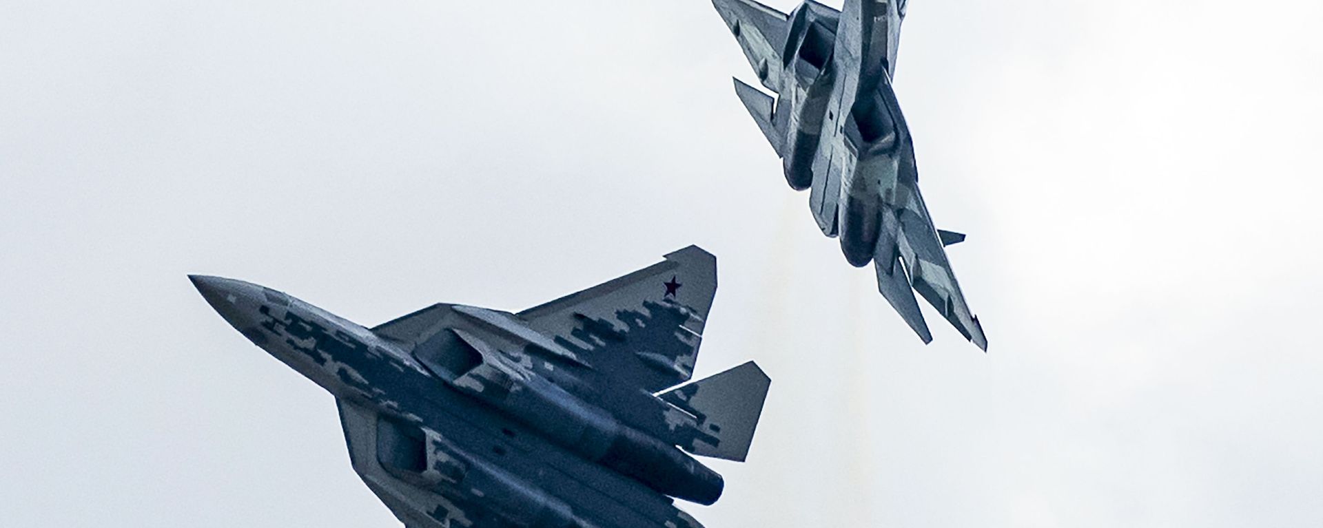 Su-57 fifth-generation fighter jets in Zhukovsky - Sputnik International, 1920, 05.08.2020